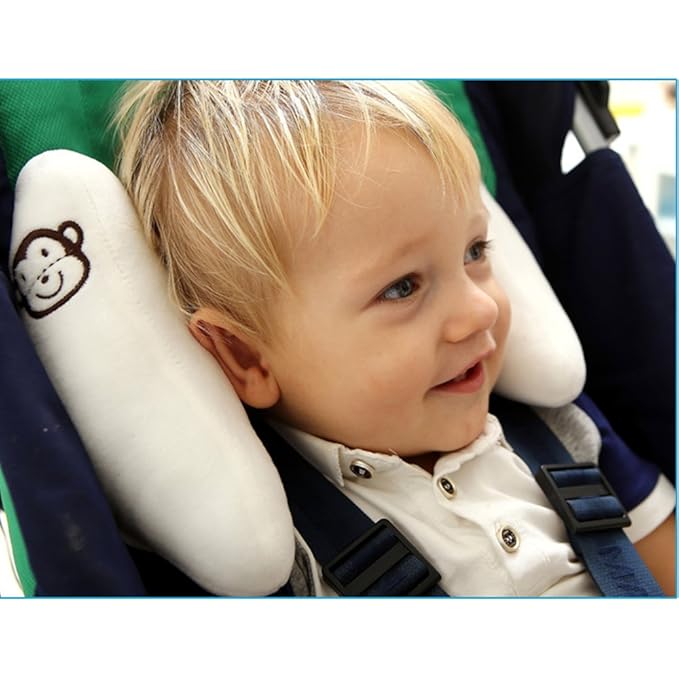 Adjustable Infants and Baby Neck Head Support,U-Shape Children Travel Pillow Cushion for Car Seat,Offers Protection Safety for Kids