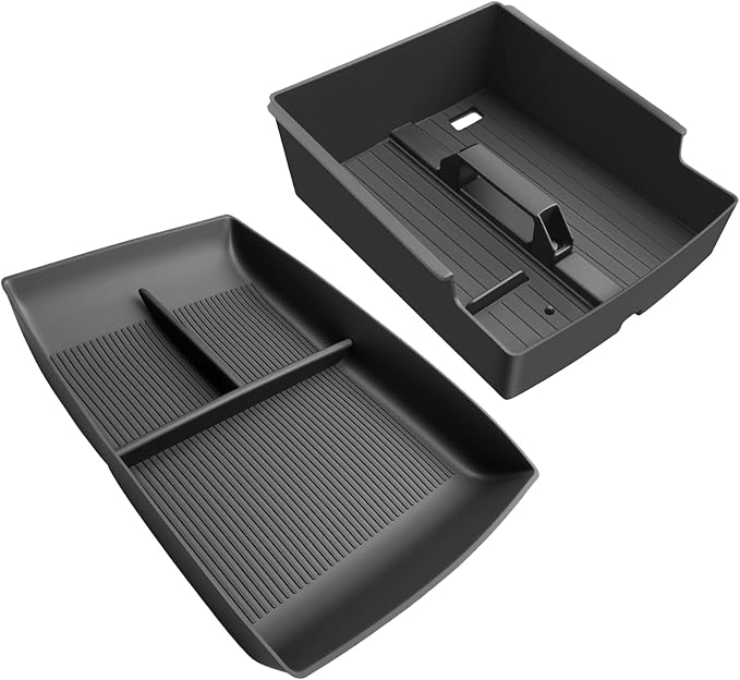SKTU 2-Pack for 2024 2025 2026 Chevy Traverse Center Console Organizer for 2024 2025 2026 Chevy Traverse Console Tray 2024 2025 2026 Chevy Traverse Accessories Lower Console Tray