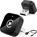 (2026 Upgraded) Wireless CarPlay Adapter for Apple iPhone＆Android, Small Size,Plug and Play,Fast and Stable Connection Wireless Adapter for CarPlay＆Android-No Latency to Screen(Black)