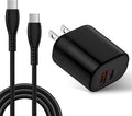 Fast Phone Charger for Samsung Galaxy Z Flip 7 FE 6 5 4 3, Z Fold 7 6 5 4 2 5G, Z Trifold, Tri Fold, Fast Charging Block for S25 Edge S25+ S24 S23 S22 S21, Wall Power Adapter with USB C to C Cable