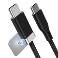 Magtame USB C to USB C Cable, 3.3FT StayCable with Anti-Drop Magnetic Holder, Braid 60W Type C Fast Charging Cord for Bedside/Car, Compatible with iPhone 17/16, Laptop