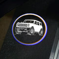 2Packs Car Door Lights Car Door Shadow Lights Projector Welcome Courtesy Lights (b-car-White)