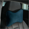 Car Neck Pillow, Soft Comfortable Memory Foam Auto Headrest Pillow Cushion with Adjustable Strap, Breathable Ergonomic Design Car Neck Pain Relief Cushion, Universal for Vehicles (Blue)