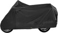 Deluxe Motorcycle Cover, Waterproof All Weather Outdoor Protection Universal Motorcycle Cover, Fade & Tear Proof Polyester fits Motorbike Scooter up to 80" L