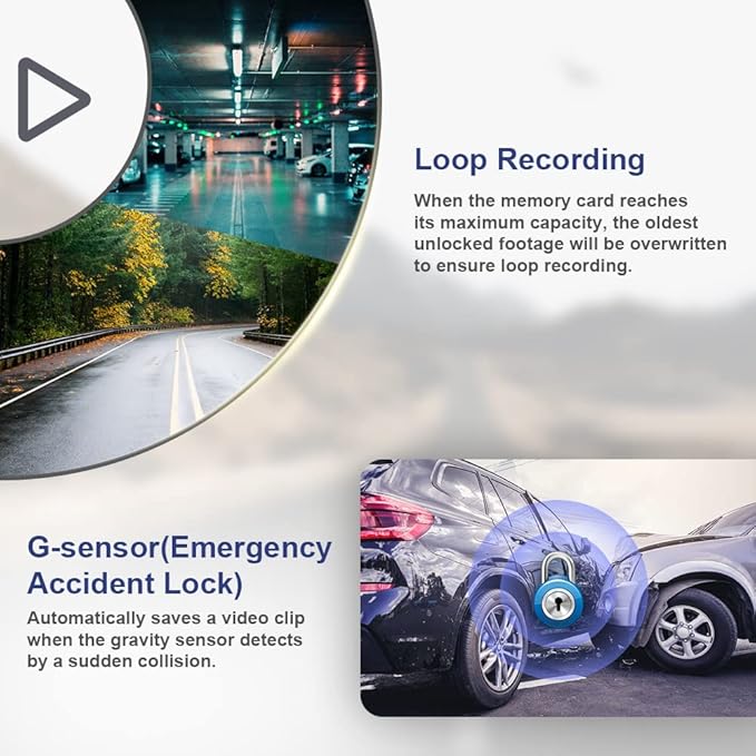 Fitcamx 4K Dash Cam Suitable for BMW 3 4 Series M3 M4 2020-2024 (Model A) 330i 430i Xdrive 330e M340i M440i Coupe, OEM Style, 2160P UHD Video, Built-in WiFi & APP, Loop Recording, G-Sensor, 64GB Card