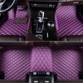 Car Floor Mats Automotive Floor Mats Vehicle Specific All Weather Protection Custom Compatible with Most of 98% Cars SUVs (Color Purple)
