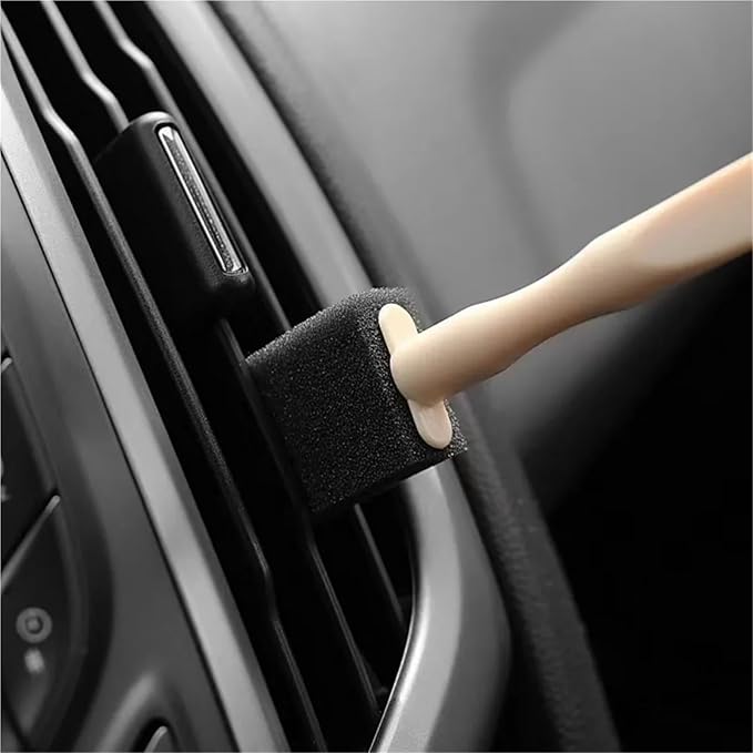 Cleaning Brush for car Interior Cleaning Car Air Conditioner Vent Cleaner Cleaning Brush Detailing Scrub Outlet Wash Duster Dust Removal Auto Interior Clean Tool(10pcs)