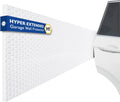 H1 Garage Wall Protector Car Door Wall Protector, Tool-Free, Designed in Australia (White, 2 Pack)