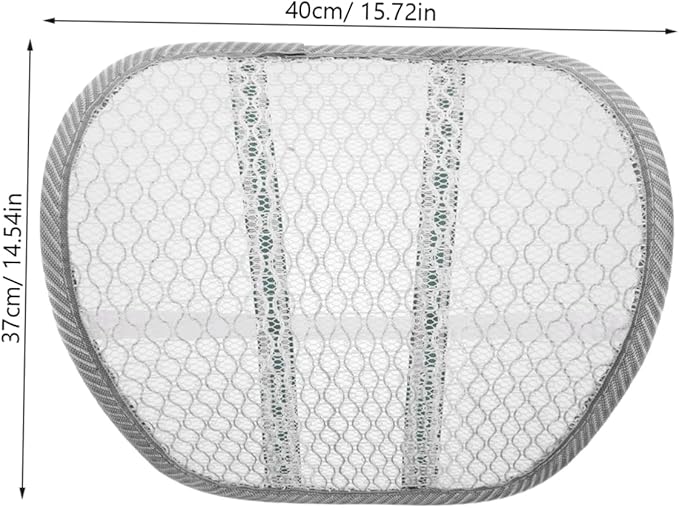DECHOUS Lumbar Support Pillow for Car Seat and Office Chair Breathable Back Support Pad Ergonomic Waist Cushion for Driving Summer Comfort Random Color