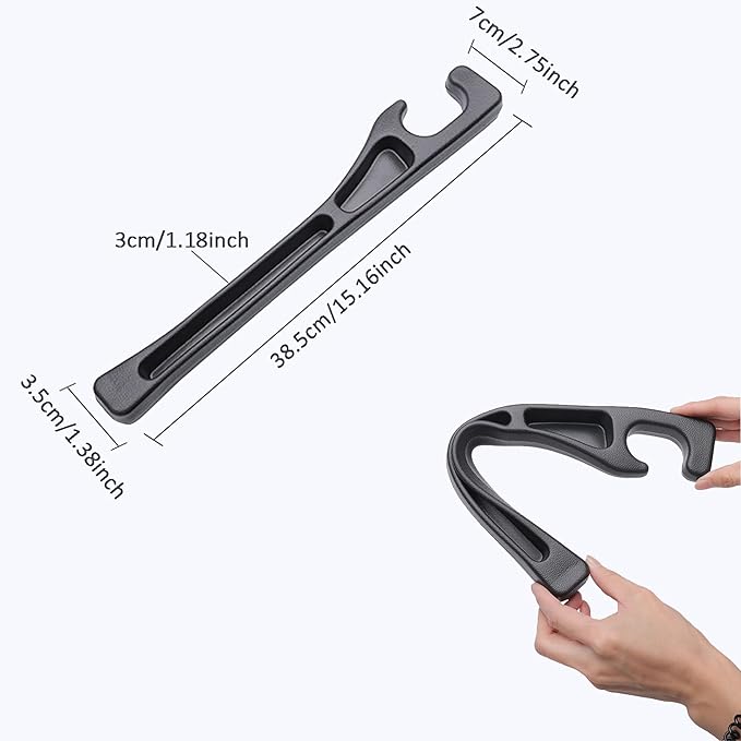Car Seat Gap Filler 2 Pack, No Drop Seat Guard for Cars SUVs & Trucks, Car Accessories Interior for Between Seat and Console, Prevent Stop Cellphone Wallet Keys Coins and Card from Dropping