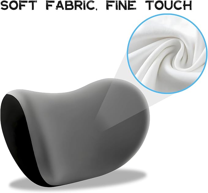 Car Headrest & Lumbar Support Cushion, Car Headrest and Lumbar Support, Ergonomic Car Seat Headrest & Lumbar Cushion, Car Head Rest and Lumbar Pillow Set for Neck Back Pain Relief (Blue)