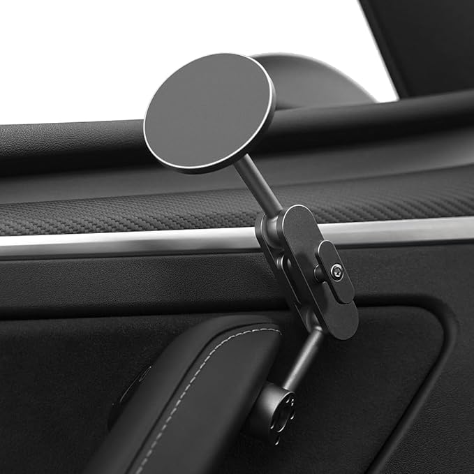 VION Model 3/Y Premium Alloy Phone Mount (2026-2025 New Model Y, 2024-2022 Model Y, 2023-2021 Model 3)
