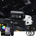 AKEPO Shooting Star Starlights Headliner Kit, 430pcs Mixed Dia. Optical Fiber Strands 9.8ft/3m with Shooting Star Effect 16W APP/Remote Control Music Activated Effect Fiber Optic Lights