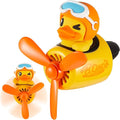 Tallew Car Air Freshener Cute Duck Car Vent Clip Diffuser with Rotating Propeller Outlet Vent 2.5" x 2.4" x 2.1" Easy to Install Included 2 Scents Aroma Tablets Aromatherapy Ornament Auto Accessories