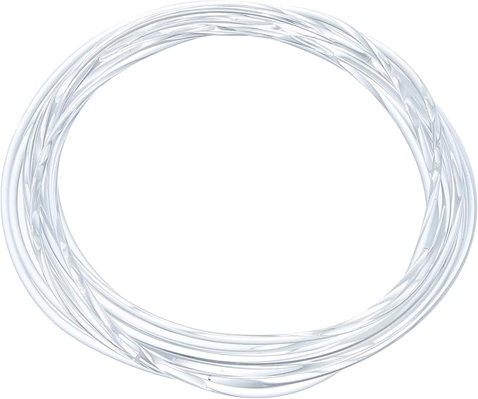 ACROPIX 3mm 0.12" 5m 16.40ft Universal Glow Optic Fiber Cable Car Light Decoration Clear - Pack of 1