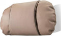1/2PCS PU Leather Car Neck Pillow & Lumbar Support Cushion, Breathable Universal Seat Headrest Waist Pad, Soft Support Cushion for Daily Driving and Travel(E Style headrest)