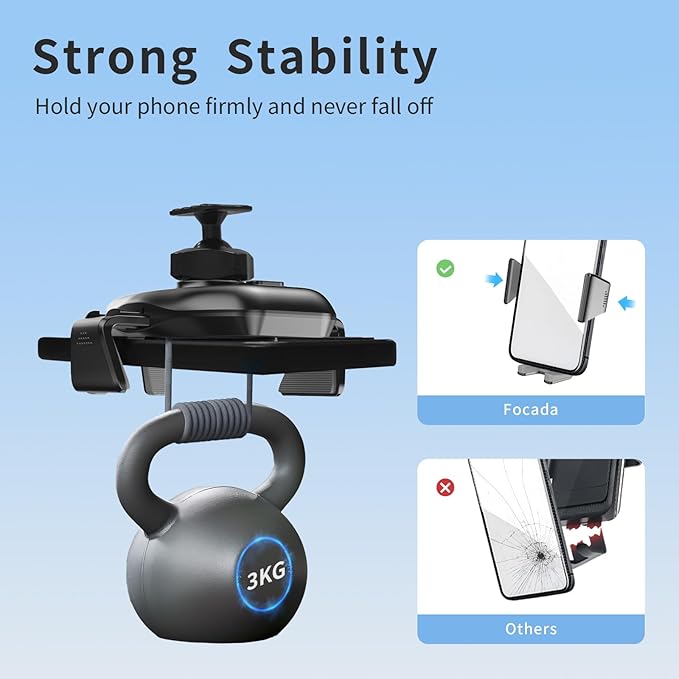 Car Phone Mount for Toyota Corolla 2017–2019,Vehicle-Specific Dashboard Phone Holder,Hands-Free 360° Adjustable Car Phone Mount,Does Not Block Air Vent,Corolla Interior Accessories