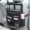 Car Front Seat Organizer, Multipurpose Hanging Passenger Seat & Backseat Storage Bag with Cup Holder, Multi-Layer Auto Interior Organizer with Laptop Tablet Storage, Universal Fit