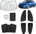 6pcs Car Window Shades for Nissan Sentra 2020-2025 Accessories,Windshield Side Rear Full Sunshade,Sun Visor UV Blocking, Privacy Protection and Blackout for Camping Outdoor