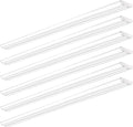 ANTLUX 8FT LED Shop Light, Ultra Slim LED Wraparound 110W [6-lamp T8 Fluorescent Equiv.], 12500LM, 6000K, Commercial 8 Foot Strip Lights, Flush Mount Garage Office Warehouse Ceiling Lighting, 6 Pack