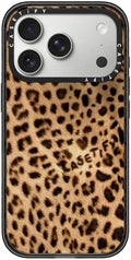 CASETiFY Impact iPhone 17 Pro Case [Slim/Compatible with Magsafe / 8.2 ft. 4X Military Grade Drop Protection] - Jaguar - Clear Black