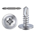(350 pcs) Wensilon #10×1/2”for Sheet Metal Self-Tapping Screws 410 Stainless Steel Truss Head High-Strength Quick Tapping Screws