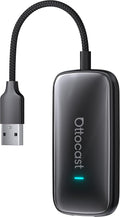 OTTOCAST Play2Video Ultra – Wireless CarPlay & Android Auto Adapter with YouTube, Netflix, Spotify, IPTV | 5GHz WiFi, Auto Connect, No Delay