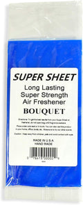Jenray Super Sheet Small (7.5"x3.75") Under Seat Car Air Freshener (Bouquet)