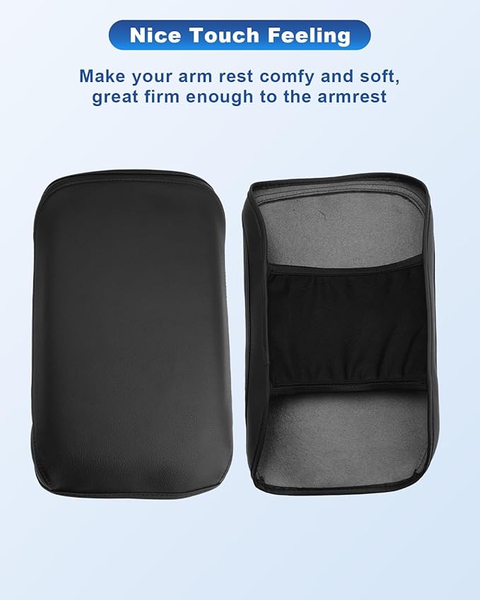 CDEFG for 2026 Subaru Outback Center Console Cover for 2026 Subaru Outback (Premium/Limited/Limited XT/Touring/Touring XT/Wilderness) Accessories Armrest Cover Arm Rest Pad Leather