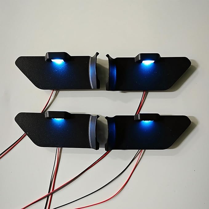 L2R for Toyota RAV4 XA60 (2026) Door Handle Bowl Ambient Lighting LED Neon Light Kit Car Interior Decorative Accessories 1 Set (Blue Lighted)