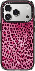 CASETiFY Impact iPhone 17 Pro Case [Slim/Compatible with Magsafe / 8.2 ft. 4X Military Grade Drop Protection] - Y2K Jaguar - Clear Black