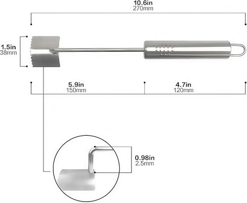 (2Pcs) Newly Upgraded Stainless Steel Corn Stripping Tool, Corn Holder, The Curved Design Fits Perfectly with the Corn, Making the Corn Threshing Faster.