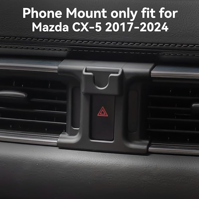 BEHAVE Magnetic Phone Holder for Mazda CX5 2024-2017,360°Adjustable Car Phone Mount fit for Magsafe iPhone,Compatible for iPhone,Android Smartphones