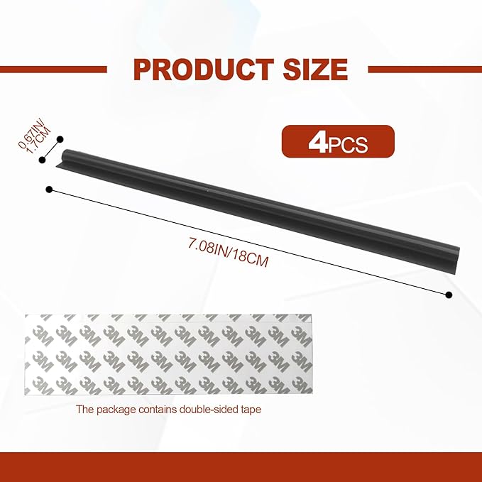 Automobile Concealed Cable Asleeves, Cable Racks, Automobile Power Cord Sleeves, Adhesive Cable Concealers USB Audio Video Conduit Cable Sleeves (4cs)