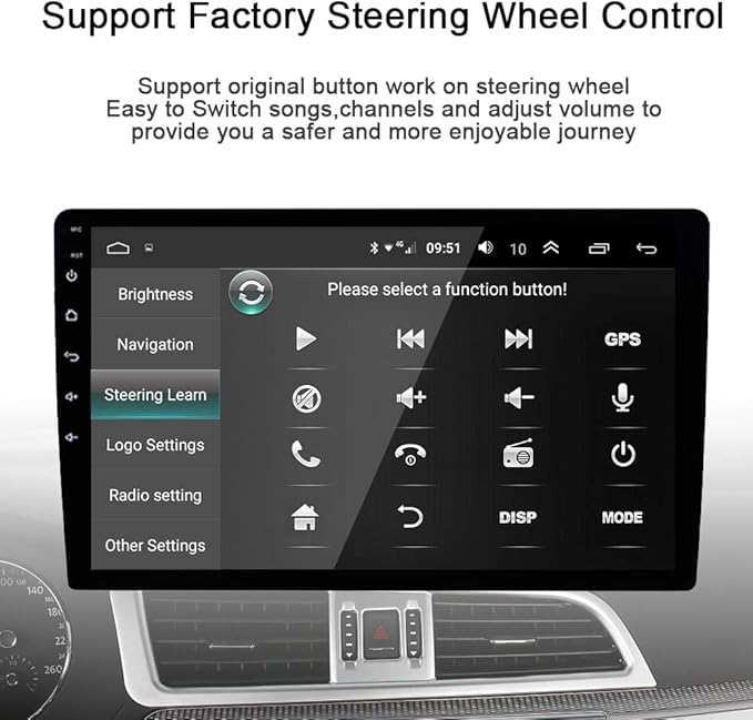 for Honda Fit Jazz Radio 2004-2007 Android 13 Car Stereo, 8” IPS Touch Screen GPS Navigation for Car Head Unit Built-in DSP Wireless/Wired Carplay Android Auto with Free Rear Camera (4GB RAM+64GB ROM)