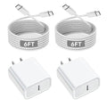 iPhone 16 15 Charger Fast Charging, 20W Apple iPhone 16 USB C Fast Charger Block, 2Pack 6ft USB C to USBC Cord for iPhone16/16 Pro/16 Pro Max/16e/15/15 Plus/15 Pro/15 Pro Max,iPad Pro/Air/Mini,AirPods