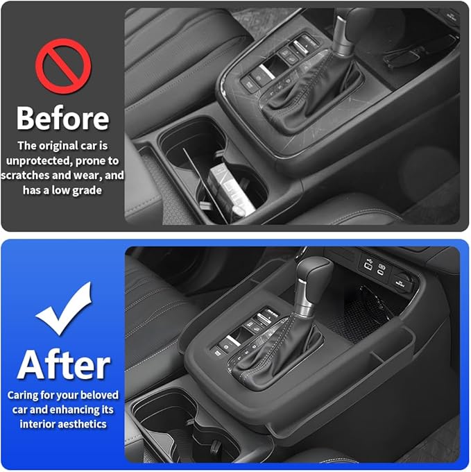 Car Center Console Organizer for Honda CRV 2023 2024 2025 2026 and Honda CR-V Hybrid 2023-2026 Auto Interior Accessories Central Control Storage Panel Decoration Protection Cover Seat Tray