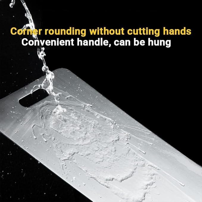 Titanium Cutting Board - 100% Pure Titanium Cutting Boards for Kitchen - Cutting Edge Hygiene & Durability, 1 Pack Double Sided Medical-grade Cutting Mat, Easy to Clean (12"L x 9"W)