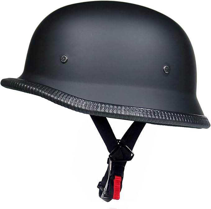 Motorcycle Helmet, Aircraft Style, Black