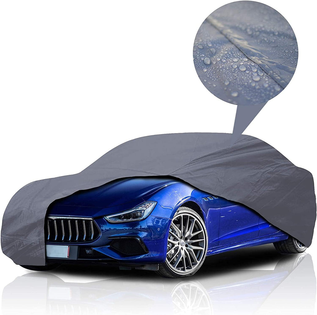 Supreme Full Car Cover – for Pontiac Solstice 2006-2010 GXP Roadster Coupe 2-Door Semi Custom Fit Waterproof Full Coverage All Weather Windproof Dust Proof Indoor Outdoor Automobile