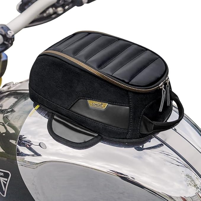 Loboo Motorcycle Tank Bag Expandable Motorcycle Bag, Magnetic Suction Quick Release ，Compatible With CFMOTO 400GT 450SR 450NK 650 GT 700CL-X 800MT 800NK