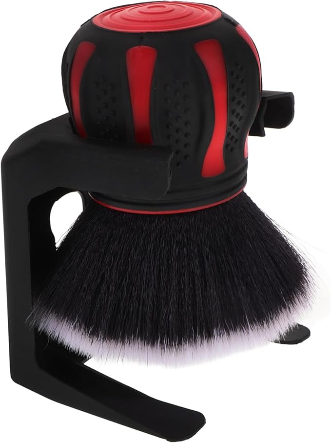 GLEAVI 2pcs Car Vent Cleaner Brush Multi-Function Soft Detailing Tool for Car Interior and Stable Stand for Easy Use and Cleaning