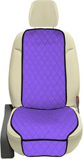 FH Group Car Seat Cushion – Neosupreme Single Front Seat Cover with Front Pockets, Airbag Compatible, Universal Fit Car Seat Cushion for Driver or Passenger Seat, SUV, Truck, Sedan & Van – Purple