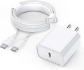 USB C iPad Fast Charger for iPad Pro 13/12.9/11 in 2025/2024/2022/2021/2020/2018,iPad Air 4th/5th Gen,Mini 6th/A17 Pro,iPad 10/A16,20W Wall Fast Charger Block with Extra Long 10FT USB C to C Cable