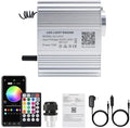 AKEPO 10W Twinkle Fiber Optic Light Engine Light Source, APP Control + Music Activated + 28-Key Remote Control for Car Stars Headliner and Home Star Ceiling Kit