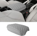 sportuli Center Console Cover Anti-Scratch Leather Armrest Cushion Compatible with 2020 2021 2022 2023 2024 Kia Telluride accessories (Gray)