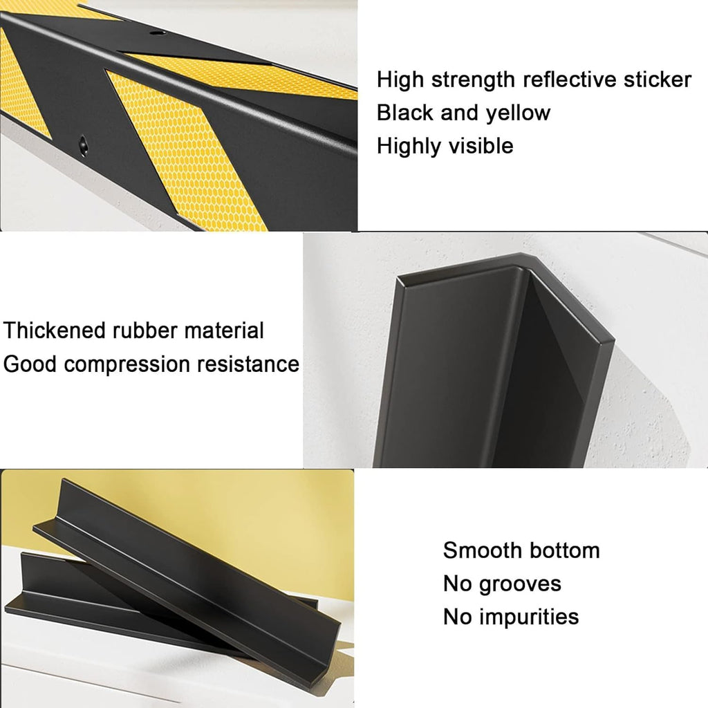 Parking Garage Wall Protector Corner Guard, 1cm Thick Rubber Column, Anti-Scratch Goods Lift Entrance Protection, Garage Wall Corner Guard for Parking Garages