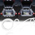 Upgrade Dynamic Flowing Car LED Trunk Light Strip, 79Inch Universal Flexible Cutting Silicone Waterproof Neon Lights Strip, 12V Interior Ambient Lighting for Cars SUVs(White)