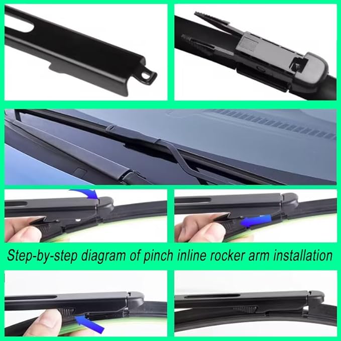 OEM All Season Wiper Blades for Toyota Avalon 2005-2012/ Ford Taurus 2011-2018 Wiper Blades, Genuine Replacement (26 inch + 20 inch) For My Car