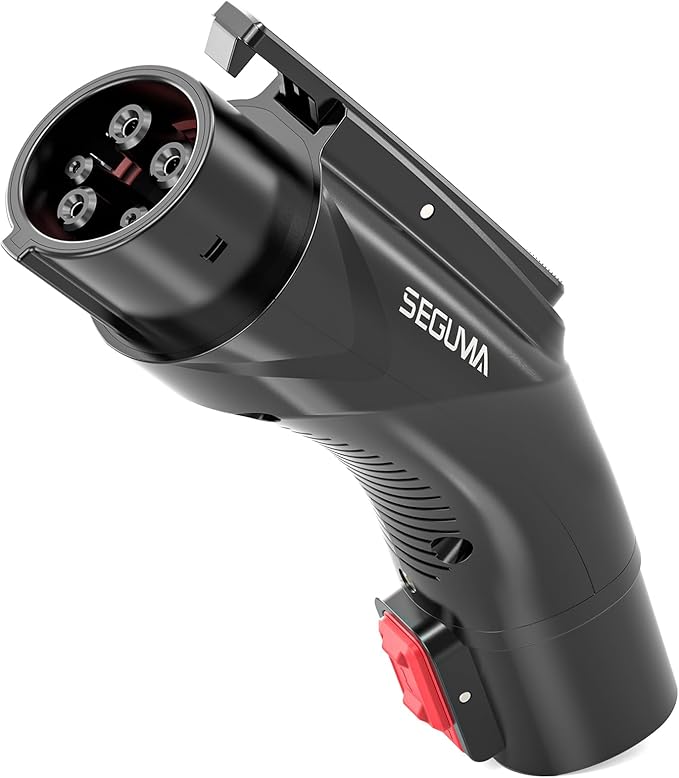EV Charging Adapter for Tesla to J1772, Up to 60Amp with Safety Lock, IP65, Portable J1772 Tesla Adapter, Compatible with Tesla Mobile Charger Wall Connector Destination Chargers for All J1772 EVs